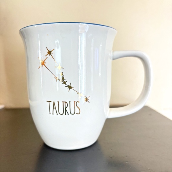 Strawberry Street Taurus zodiac sign ceramic coffee mug - Picture 1 of 4